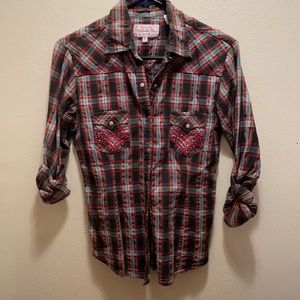 Panhandle slim plaid shirt